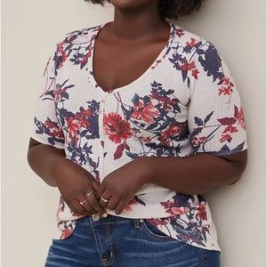 EUC Torrid 3 waffle knit top